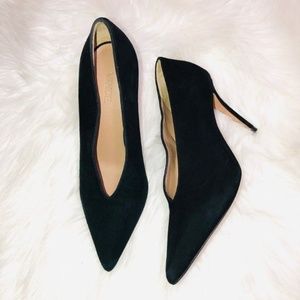 Vince Portia Suede Black Pumps 5M